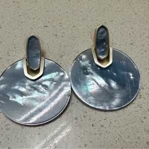 Kendra Scott Blue Silver Didi Earrings